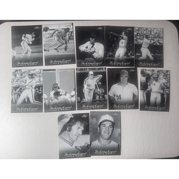 PETE ROSE 2012 Leaf The Living Legend Full 12 Card Set  Baseball Legend - Picture 1 of 10